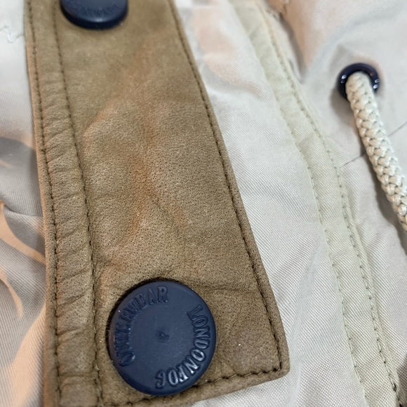 London Fog Bomber Jacket beige size XL - Picture 5 of 8